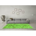 thumbnail image 3 of Ahgly Company Indoor Rectangle Abstract Green Modern Area Rugs, 5' x 7', 3 of 4