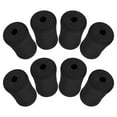 thumbnail image 1 of BRIGHTFUFU 8Pcs Durable Padded Roller Accessory Black Sponge Cover for Ab Training Equipment, 1 of 8