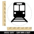 thumbnail image 2 of Train Tram Rail Railway Station Icon Self-Inking Rubber Stamp Ink Stamper - Brown Ink - Large 1-1/2 Inch, 2 of 7