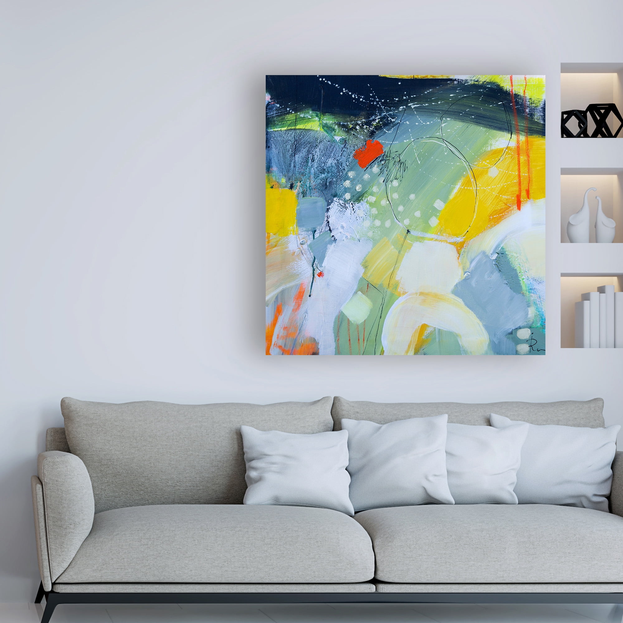 Trademark Fine Art 'Ira Ivanov Paint Expression Study 12' Canvas Art by Ira Ivanov