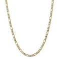 thumbnail image 3 of 14k 5.75mm Semi-Solid Figaro Chain (Weight: 10.7 Grams, Length: 26 Inches), 3 of 6