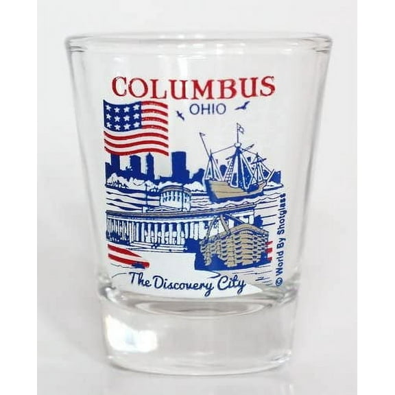 Columbus Ohio Great American Cities Collection Shot Glass