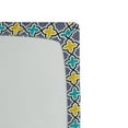 thumbnail image 2 of Ambesonne Trellis Fitted Sheet, Antique Retro Pattern, Queen Size, Purple Yellow Sky Blue, 2 of 2