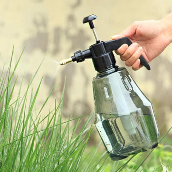CoreLiving Spray Bottle for Plants Continuous Spray Bottle Hand Pump Pressure Sprayer Empty Water Sprayer with Adjustable Nozzle for Garden Misting and Cleaning Grey