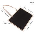 thumbnail image 4 of 4 PCS Mini Tableaux Rectangulaires Suspendus Tableau Noir Double Face Numéro de Table de Fête de Mariage Place Tag Message Board Signes Mémo Board, 4 of 9