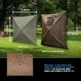 thumbnail image 5 of Clam Quick-Set Screen Tent Wind & Sun Panel, Accessory Only, Red (3 Pack), 5 of 9