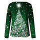 thumbnail image 5 of Pntutb Blusa de manga larga con cuello redondo y estampado de árbol de Navidad para mujer Pntutb Pntutb-385, 5 of 5