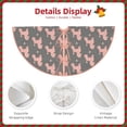 thumbnail image 4 of Kdxio Poodle Dog Print Christmas Tree Skirt Christmas Xmas Tree Skirts Mat for New Year Holiday Christmas Party Decorations-48", 4 of 7