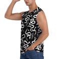 thumbnail image 2 of Disketp Hand Drawn Snake Sleeveless Tshirts for Men, Muscle Shirts for Men Dry Fit Tank Top-X-Large, 2 of 5
