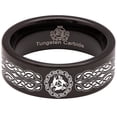 thumbnail image 5 of Triple Hare Celtic Tungsten Carbide Ring, 5 of 9