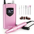thumbnail image 1 of Taladro de uñas eléctrico Lavinda 35000 RPM recargable - Rosa, 1 of 7