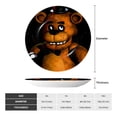 thumbnail image 4 of Lsque Five Nights At Freddy'S Pattern Ceramic Decorative Plate Decorative Plates with Display Stand Personalized Porcelain Plate Ceramic Ornaments for Wall Hanging Decoration-8in, 4 of 6