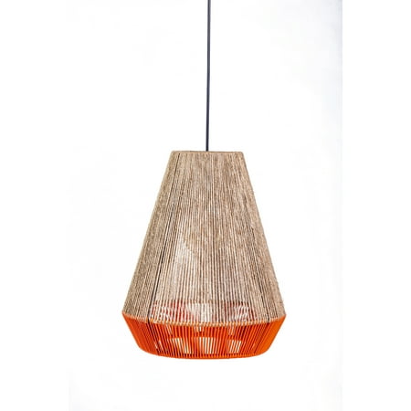 La Silla Acapulco Bamba Lamp (Shade Only) Jute & Orange