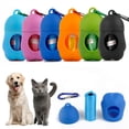 thumbnail image 3 of Dog Poop Bag Dispenser Portable Outdoor Pet Cat Poo Pick Up Case Waste Garbage Cleaning Box Holder, 3 of 7