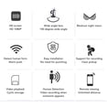 thumbnail image 3 of Cámara De Seguridad Inalámbrica, Visualización Remota De Alta Definición, Detección Humana, Visión Nocturna, Mini Cámara WiFi Inalámbrica Para El Hogar, 3 of 7