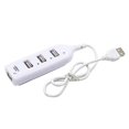 thumbnail image 1 of Bluelans Portable Mini USB 2.0 Adaptador divisor de concentrador de 4 puertos para computadora portátil Macbook, 1 of 5