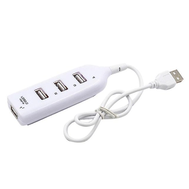 Bluelans Portable Mini USB 2.0 Adaptador divisor de concentrador de 4 puertos para computadora portátil Macbook