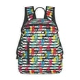 thumbnail image 1 of Fotbe Trendy Colorful Pineapples 1 Mochila Ligera para Hombres y Mujeres - Duradera y Resistente al Agua, Ideal para Escuela, Trabajo, Viajes y Uso Diario, 1 of 7