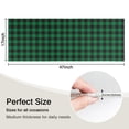 thumbnail image 5 of Green Black Checkerboard Checkered Pattern Kitchen Rug Mat,Kitchen Runner Rugs Non Skid Washable,Decorative Kitchen Floor Mats for Kitchen,Sink,Laundry,17"X47", 5 of 5