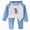 H01-Blue, variant on TOWED22 Toddler Baby Boy Clothes Infant Fall Winter Outfits Striped Waffle Long Sleeve Crewneck Sweatshirts Pants 0-6T Size:6-12 M,Color:Yellow