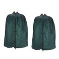 thumbnail image 1 of Unique Bargains Bird Cage Cover 18.9' Light proof Shade Night Cover with Zipper, Green 2 Pack, 1 of 5