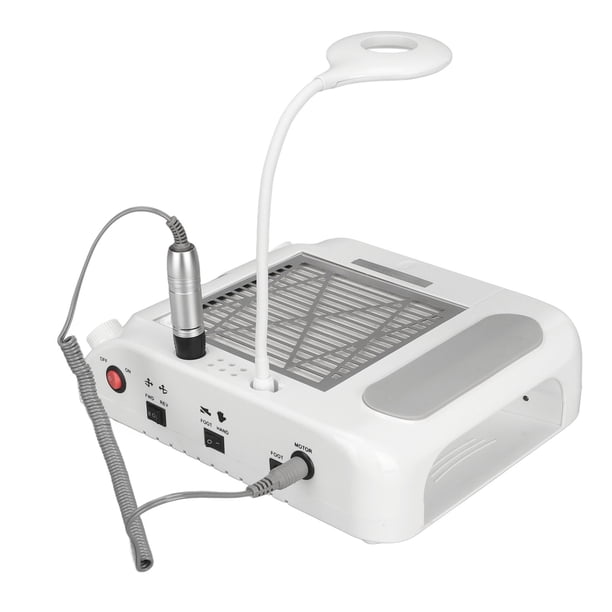 Máquina Pulidora de Uñas 6 en 1 de 48 W con Lámpara de Uñas Potente Equipo de Salón de Uñas de 35000 RPM con Almohada de Silicona Suave Succión Ajustable Diseño Libre de ANGGREK Otros
