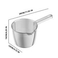 thumbnail image 2 of Uxgjfwu Long Handle Water Scoop - Sturdy Bath Dipper for Shower, Kids Bathroom, Kitchen, Fruit Washing, 2 of 6