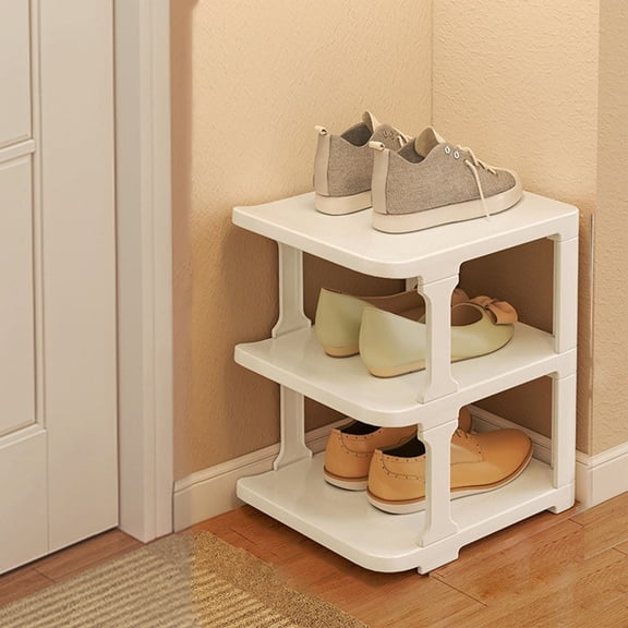 HBBKVI Shoe Rack Rack Shoe Organizers for Closet Plastic Shoe Storage Box for Entryway Living Room Sturdy Stackable Sneakers Cabinet Bins
