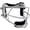 Silver, variant on FORCE3 Softball Fielder's Defender Mask with Patented S3 Shock Suspension System