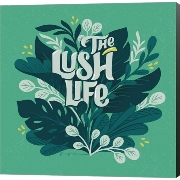 Great Art Now Lush Life V by Gia Graham, Canvas Wall Art, 12W x 12H