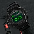 thumbnail image 3 of Qonioi Men's Digital LED Sport Watch, Date Display Outdoor Electronic Watch 50mm Case, Digital Watch, Men's Watch, 3 of 5