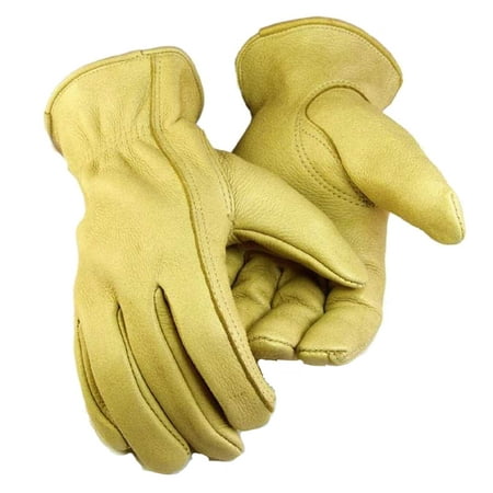 - Northstar Womens Tan Deerskin Gloves (Unlined), Elastic Wrist 012T