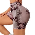 thumbnail image 4 of Gibobby Leggings cortos yoga mujer Ropa deportiva para mujer, pantalones cortos deportivos para mujer, pantalones cortos deportivos de cintura ancha, (Rosa,G), 4 of 5