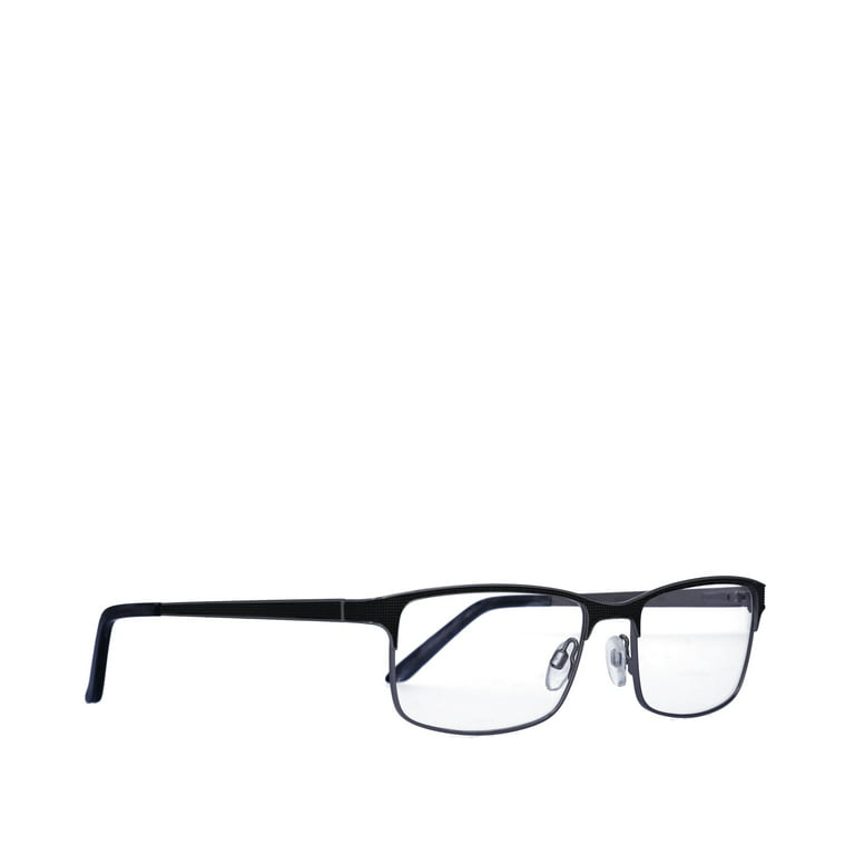 Walmart Men's Rx'able Eyeglasses, Mop41, Dark Grey, 54-18-145