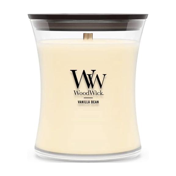 WoodWick Vanilla Bean Medium Hourglass Candle