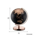 thumbnail image 5 of Benzara Globe Accent Decor with Inbuilt LED, Black and Rose Gold, 5 of 5