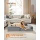 thumbnail image 2 of Feandrea Cama ortopédica para perros grandes, sofá cama impermeable para perros con funda extraíble lavable, 42 x 32 x 7 pulgadas, gris paloma UPGW253G01, 2 of 5