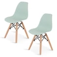 thumbnail image 1 of Sillas Infantiles para Niños con Asiento Ergonomico de Plastico y Estructura de Madera Diseño Tipo Eames - Sillas Preescolar Estilo Moderno con Soporte de Acero Set 2 Piezas, 1 of 5