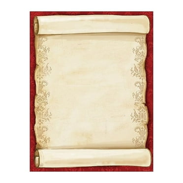 Great Papers! Holiday Stationery Christmas Scroll 80/Count (2012250)