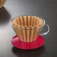 thumbnail image 4 of 100Pcs Coffee Filters 8 to 10 Cups Size - Large Disposable Eco-Friendly Commercial Paper Basket Coffee Filter for Home, Cafes, Restaurants, and Offices Use, 4 of 9