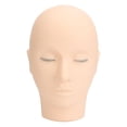 thumbnail image 1 of Eyelash Extension Mannequin Head 3 Layers Makeup Beauty Silicone Training Head Pink, 1 of 1