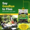 thumbnail image 5 of 1 Pack Outdoor Disposable Hanging Fly Trap with Natural Pre-Bait, Catches Flies Everywhere Anywhere – Stables Ranches Cottages and More, Dissolvable Bait Pack with 10g Lure, 5 of 5