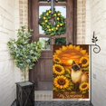 thumbnail image 4 of Siamese Cat Sunflower Garden Flag 12x18 Inch Double Sided,You Are My Sunshine Animal Flowers Rustic Farmhouse Outdoor Decor,Summer Fall Floral Sunset Yard Lawn Porch Gift, 4 of 6