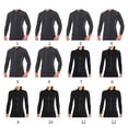thumbnail image 4 of Diving Jacket High Efficiency Cold Proof Nylon Material Good Elasticity Swimsuits Strong Sunscreen Smooth Leather Edging Wetsuit Men Black L, 4 of 8