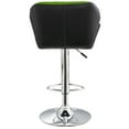 thumbnail image 3 of Modern Home Spyder Contemporary Adjustable Height Barstool/Bar Chair (Black/Lime), 3 of 6