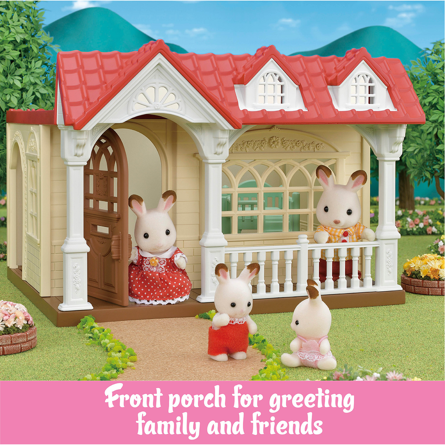 Calico Critters Sweet Raspberry Home, Dollhouse Playset with Figure and Furniture - image 4 of 8