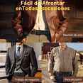 thumbnail image 3 of 2pzs Cintos Hombre Cinturones De Piel Accesorios Para Hombre Xtellar Negro, 3 of 4