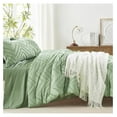 thumbnail image 5 of TiaGOC Queen Comforter Set, Sage Green Tufted Bed in a Bag 7 Pieces with comforters and Sheets, All Season Bedding Sets with 1 Comforter, 2 PillowShams, 2 Pillowcases, 1 Flat Sheet, 1 Fitted Sheet, 5 of 7