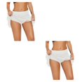 thumbnail image 3 of Qarigey Traje de baño cómodo y modesto para deportista femenina Traje de baño elegante Traje de baño duradero Natación Playa Ligero Blanco Blanco L 2piezas, 3 of 6