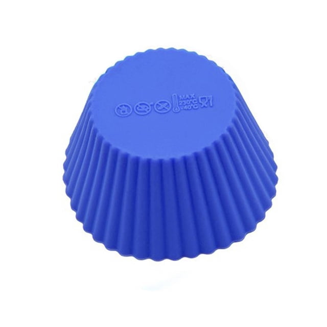 ZheElen 18PCS Reusable Silicone Cupcake Molds Small Baking Cups Mruffle Cake Pan Sets Color Random